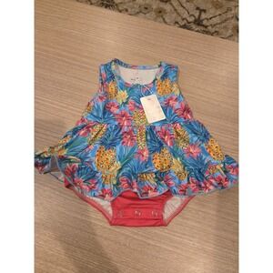 Pete & Lucy Pretty Pineapples Infant Romper Size 0-3m